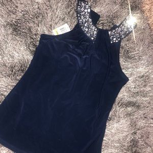 INC liberty star halter top